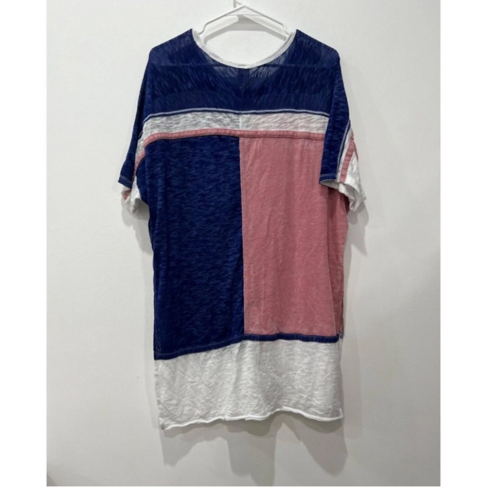 We The Free Charleston Colorblock Oversized Dolman Sleeved Tunic - Picture 3 of 4